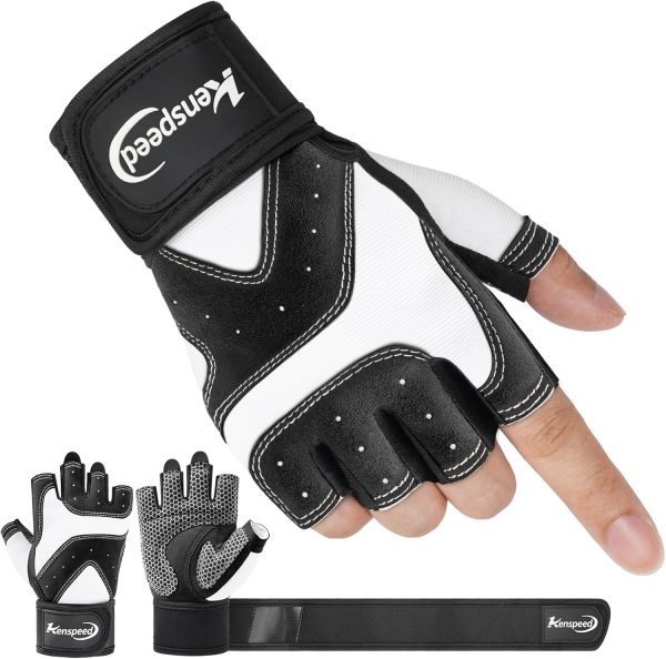 Workout Gloves Gym Gloves for Men and Women Weight Lifting Gloves with...