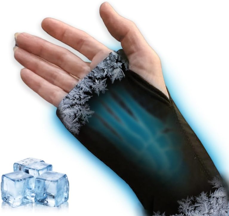 Wrist Hot and Cold Therapy Gloves, Compression Ice Gloves for Hand Art...