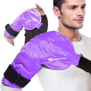 XL Shoulder Ice Pack Rotator Cuff Cold Therapy, Reusable Gel Ice Wrap ...