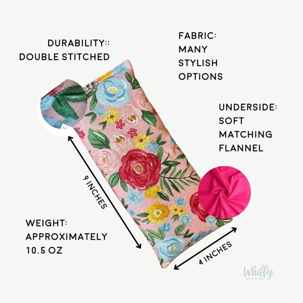 Yoga Eye Pillow, Lavender Microwave Heating Pad Hot & Cold Pack Eye Pi...