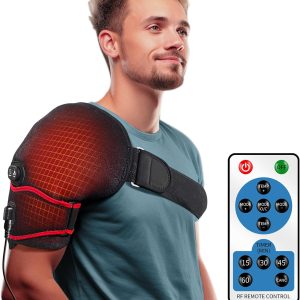 sticro Shoulder Heating Pad Massager for Pain Relief, Vibration Massag...