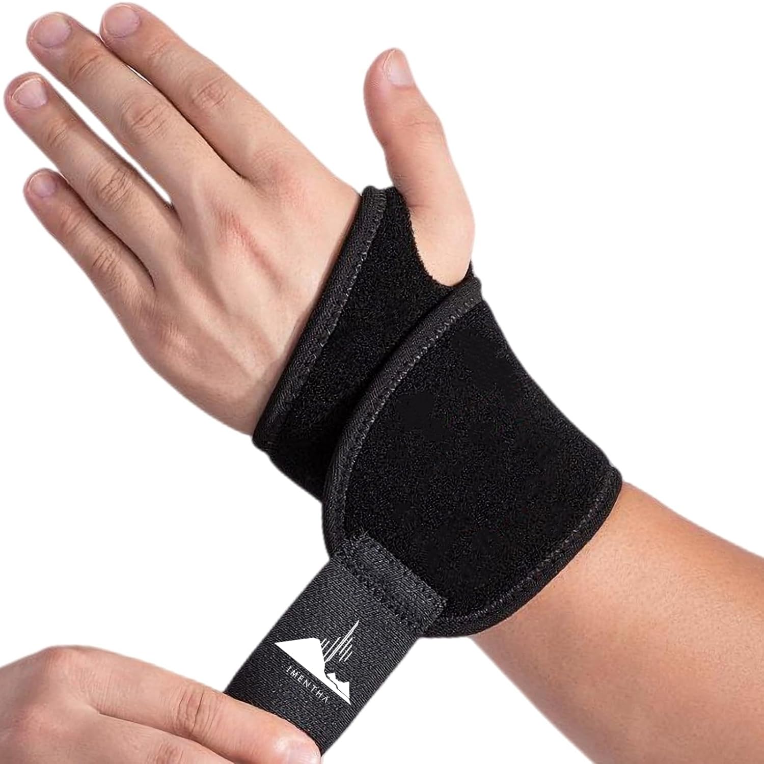 2 Pack Wrist Braces - Wrist Wraps for Carpal Tunnel, Arthritis, and Te...