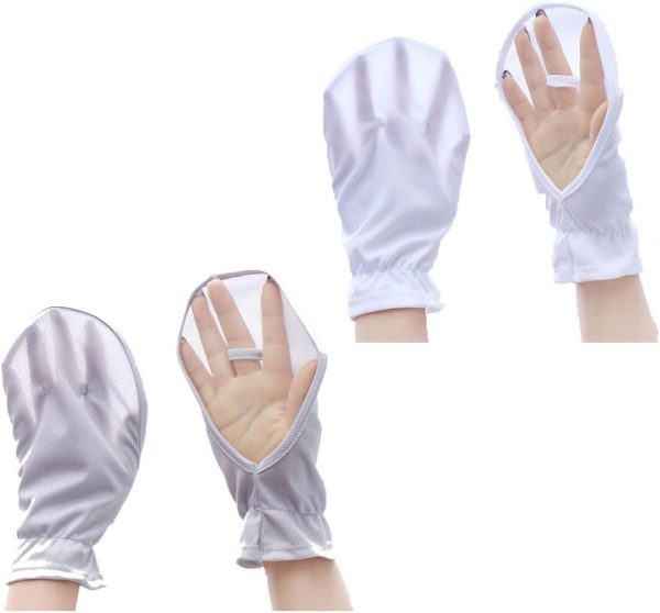 2 Pairs Hand Sun Protection Gloves Screen Drape Sunshade Cover UV Prot...