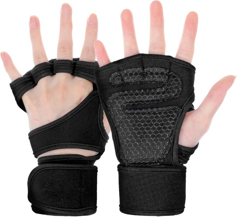 2 Pcs Weight Lifting Gloves with Wrist Support Breathable Workout Glov...