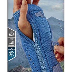 ACE Night Wrist Sleep Support, Adjustable, Blue, Helps Provide Relief ...
