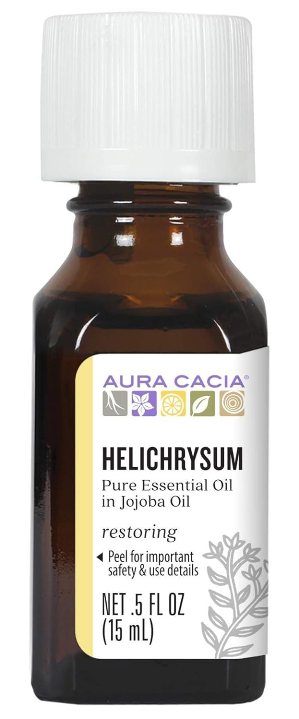 Aura Cacia Helichrysum (in jojoba Oil) 0.5 fl. oz.