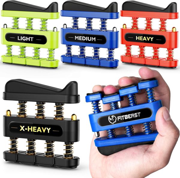 FitBeast Finger Strengthener, Finger Exerciser, Hand Exerciser for Imp...