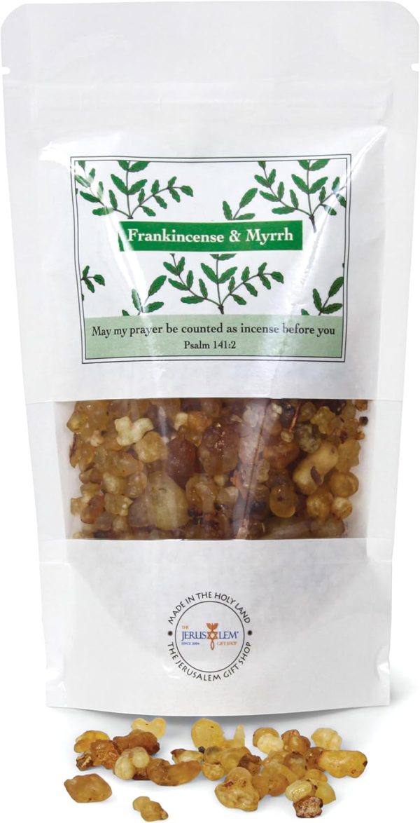 Frankincense and Myrrh Holy Incense from Jerusalem in a Gift Pack - Sa...