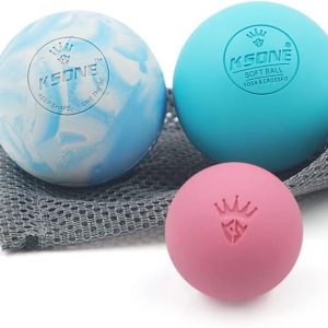 KSONE Massage Lacrosse Balls -Massage Balls for Myofacial Release&Trig...