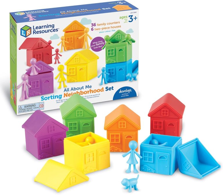Learning Resources All About Me Sorting Neighborhood, Fine Motor & Sor...