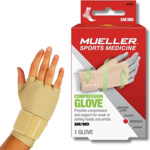 MUELLER Sports Medicine Arthritis Compression Glove, Hand and Wrist Su...