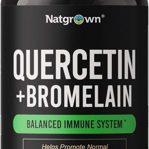 Natgrown Quercetin with Bromelain Supplement Complex - 120 Capsules