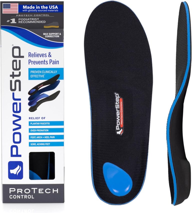PowerStep ProTech Control Orthotic Insoles - Medical Grade Arch Suppor...