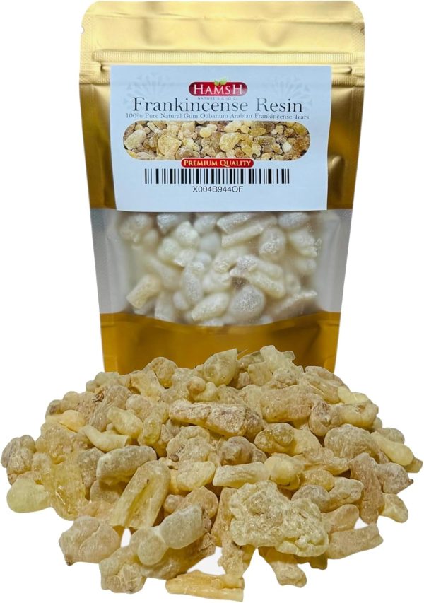 Premium 4 oz Frankincense Resin - Pure Natural Aromatic Tears for Ince...