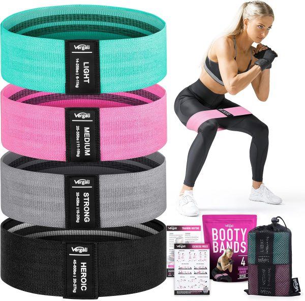 Resistance Bands for Working Out with Workout Bands Guide. 4 Booty Ban...