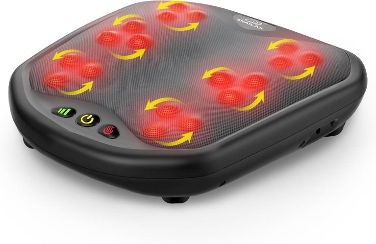 Snailax Shiatsu Foot Massager with Heat, FSA HSA Eligible, Washable Co...