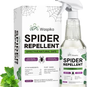 Spider Repellent Indoor & Outdoor Spray with Peppermint Oil, Natural S...