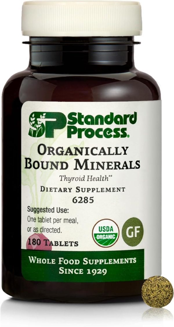Standard Process Inc. Organically Bound Minerals - Whole Food Nervous ...
