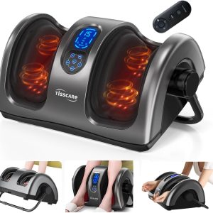 TISSCARE Foot Massager with Heat, FSA HSA Eligible, Shiatsu Foot Massa...