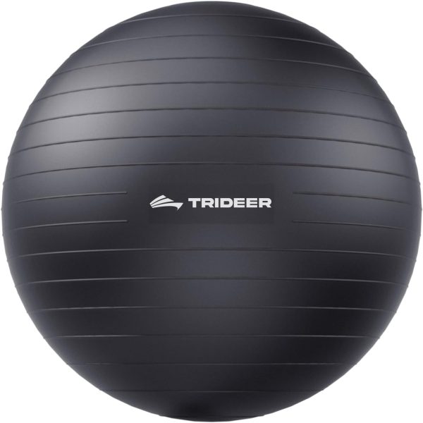 Trideer Extra Thick Yoga Ball Exercise Ball, 5 Sizes Gym Ball, Heavy D...