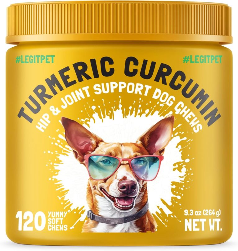 Turmeric Curcumin Hip & Joint Dogs Supplement Anti-Inflammatory Suppor...