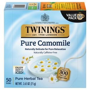 Twinings Pure Camomile Herbal Tea - Naturally Caffeine-Free Camomile T...