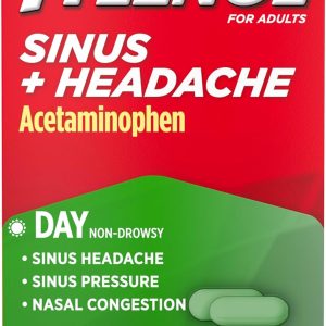 Tylenol Sinus + Headache Daytime Non-Drowsy Relief Caplets, Acetaminop...