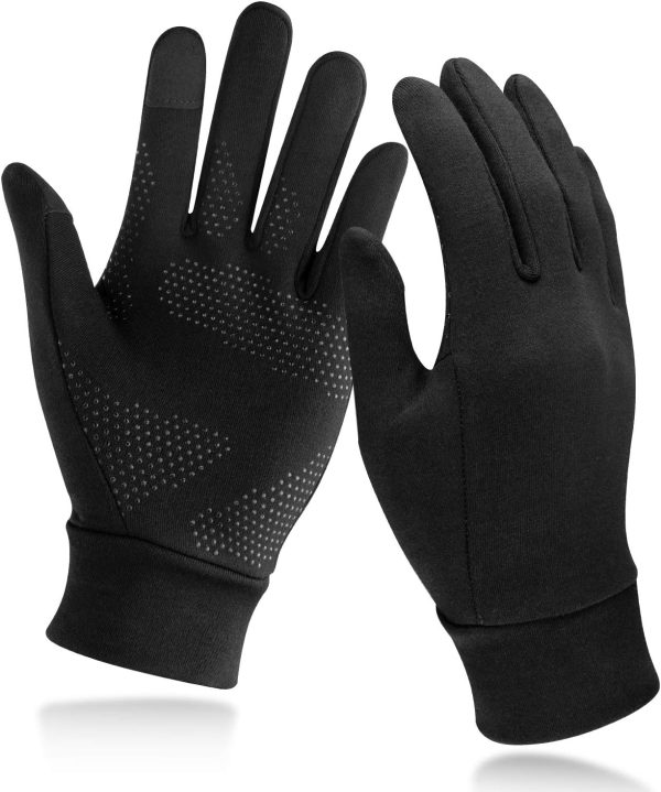Unigear Lightweight Running Gloves, Touch Screen Anti-Slip Warm Gloves...