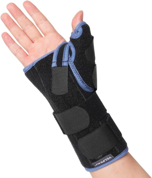 Velpeau Carpal Tunnel Wrist Brace with Thumb Stabilizer Night Support,...