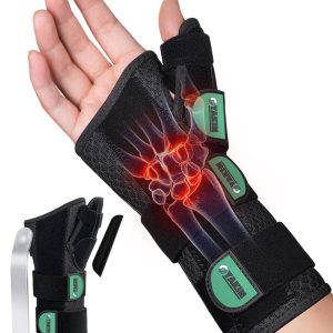 Wrist Brace with Thumb Support for Carpal Tunnel, Thumb Brace for De Q...