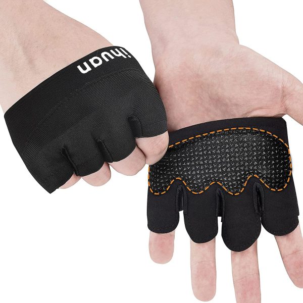 ihuan New Weight Lifting Gym Workout Gloves Men & Women, Great for Wei...