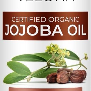 velona Jojoba Oil USDA Certified Organic - 16 fl oz (With Pump) | 100%...