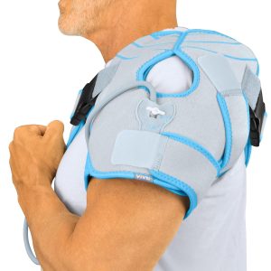 Arctic Flex Shoulder Ice Pack Brace - Cold Compression Wrap with Pump ...