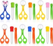 18 Pieces Fine Motor Skill Toys Include 6 Handy Scoopers 6 Jumbo Tweez…