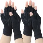2 Pairs Copper Arthritis Compression Gloves for Rheumatoid, Osteoarthr…
