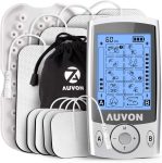 AUVON Dual Channel TENS Unit Muscle Stimulator Machine with 20 Modes, …