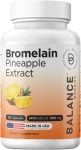 Balancebreens Bromelain 500mg, 120 Capsules – Pineapple Extract Digest…