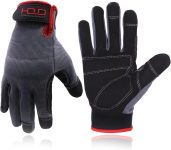 HANDLANDY Work Gloves for Men & Women, Utility Mechanic Working Gloves…