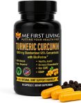 Me First Living Turmeric Curcumin 1000 mg 95% Curcuminoids, Bioperine …