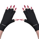 MelodySusie UV Gloves for Gel Nail Lamp, Professional UPF50+ UV Protec…