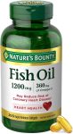 Nature’s Bounty Fish Oil Omega 3 Supplements