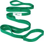 Stretching Strap Yoga Straps for Physical Therapy, 10 Loops Non-Elasti…