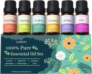 Top 6 Natural Aromatherapy Oils Gift Set, Essential Oils for Diffusers…