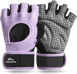 Trideer Weight Lifting Gloves for Women with Wrist Wraps Support, Work…