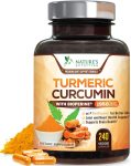 Turmeric Curcumin Supplement 1950mg – 95% Curcuminoids with Organic Tu…