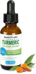 Turmeric Liquid Supplements – Turmeric Curcumin with Black Pepper Extr…