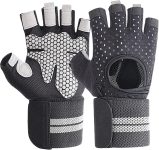 Weightlifting Gym Gloves for Men Women, Breathable Workout Gloves, Ant…