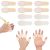 10Pcs Castor Oil Pack Wrap for Fingers, Castor Oil Compress Wrap Reusa…
