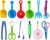 12 Pcs Sensory Bin Filler,Sensory Bin Tools, Fine Motor Skills Handy S…