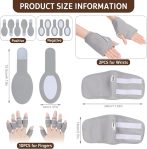 12PCS Castor Oil Pack Wrap Kit for Fingers and Hands – Organic Cotton …